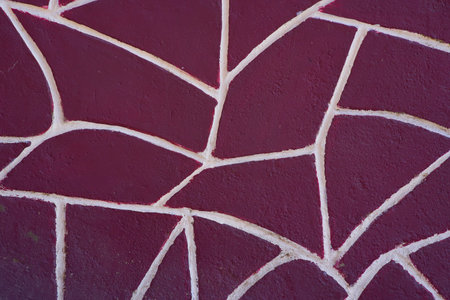 A closeup shot of cement texture with mosaic patternsの写真素材