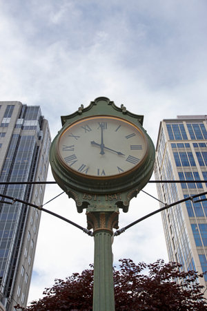 A decorative clock in the Salt Lake city
