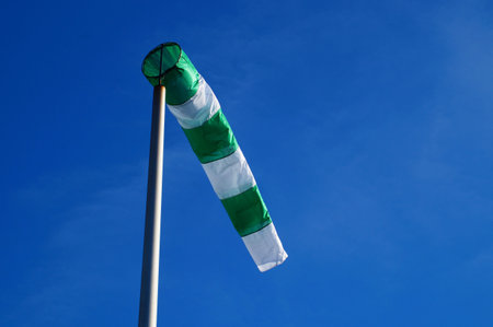 Symbolically, windsocks at the former Frankfurt-Bonames airfield are a reminder of flight...