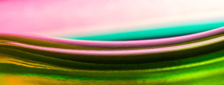 A closeup shot of colorful, abstract glass textureの写真素材