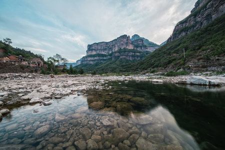 The Taihang Grand Canyon in Huguan County, China