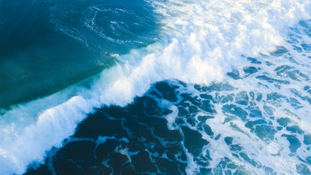 Aerial View of Great Ocean Road at Sunset, Victoria, Australia