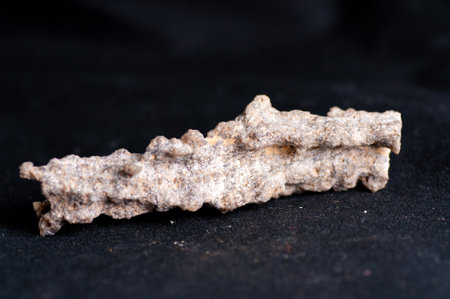 fulgurite mineral formed from lightning fused materials