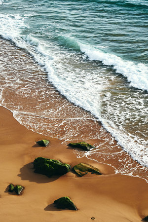 A Vicentine Coast and Southwest Alentejo Natural Park on Western Algarveの写真素材