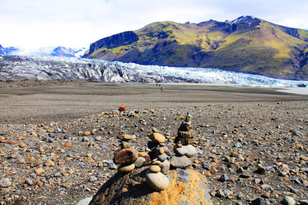 Hvannadalshnjukur  Skaftafell glacier in Iceland