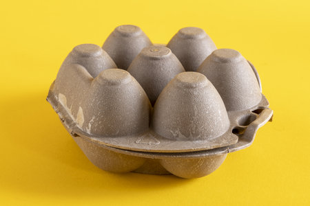 Typical round hexashaped egg carton box.