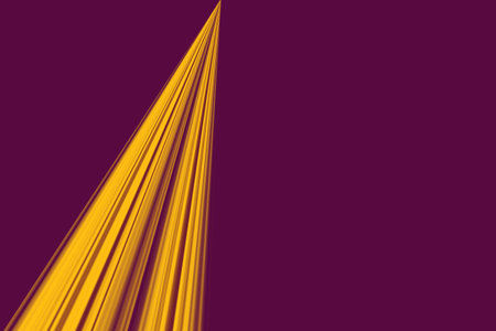 An abstract illustration in purple and yellow colorsの写真素材