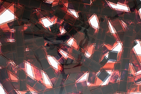 analog film photography texture backgroundの写真素材