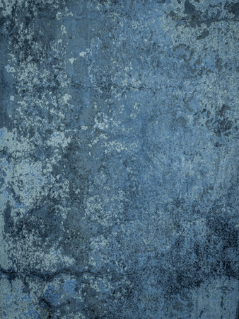 Blue textured concrete floor backgroundの写真素材