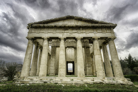 The Ancient Agora of Athens, Greeceの写真素材