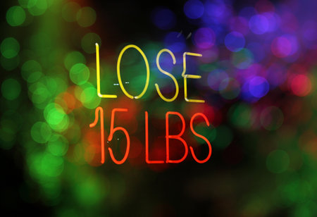 Weight Loss Sign at Health Club