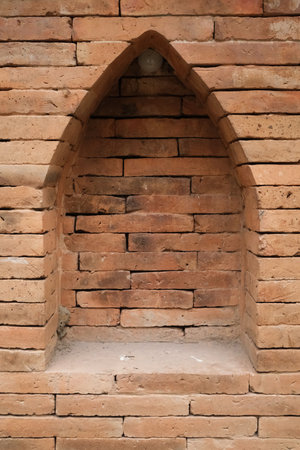 Religious recess for buddha, Chiang Mai Thailand.の写真素材