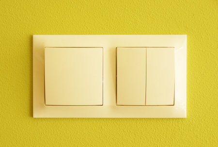 Some switches on a wall