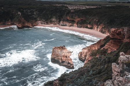 Iconic Beaches and Coastline of the Great Ocean Road, Victoria Australia