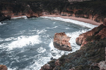 Iconic Beaches and Coastline of the Great Ocean Road, Victoria Australia