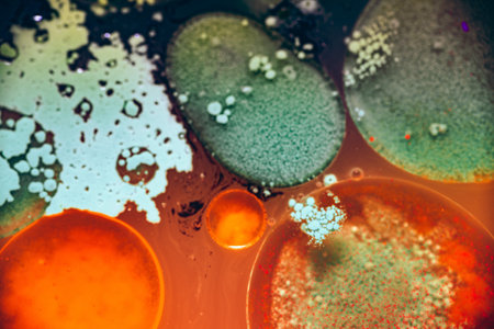 A colorful watercolor abstract bright mixed background.