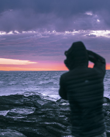 Iconic Beaches and Coastline of the Great Ocean Road, Victoria Australiaの写真素材