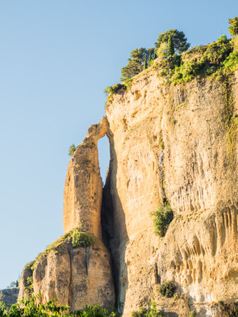 Ronda in Malaga, Andalucia, Spainの写真素材