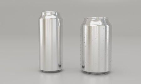 Meta Cold drinks Tin Packの写真素材