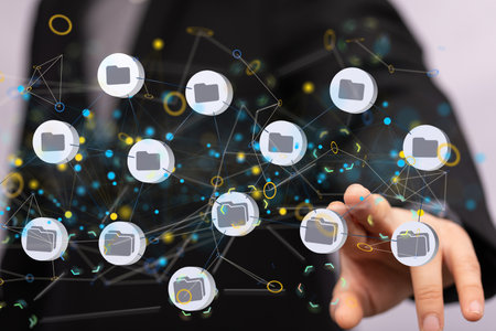 Actionable Analytics Connecting people on the internetの写真素材