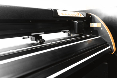 machine cutting plotter.の写真素材