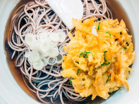Close up of traditional Japanese dinner