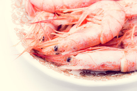 grilled shrimpの写真素材