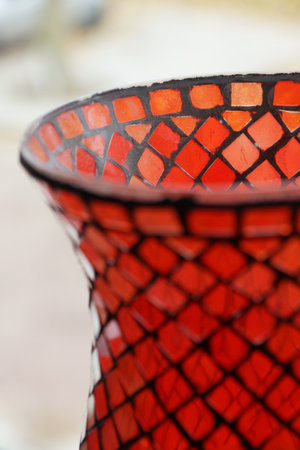 Close-up of a dusty lampの写真素材