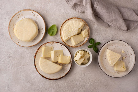 The delicious paneer cheese compositionの写真素材