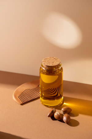 The natural argan oil compositionの写真素材