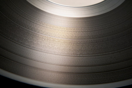 Rillen einer Schallplatteの写真素材
