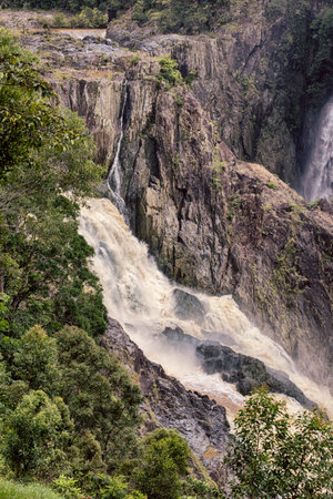 Barron Falls, Kuranda in Tropical North Queensland, Australiaの写真素材