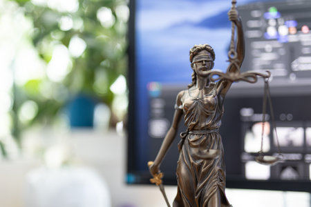 legal law justice modern symbol balanceの写真素材