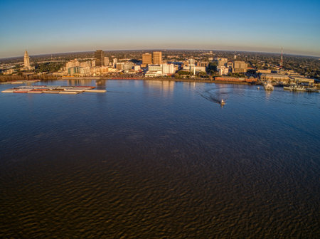 Baton Rouge is the Capitol of the American State of Louisianaの写真素材
