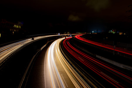 During rush hour there's a lot of traffic an all highways. In Switzerland the highest traffic you...
