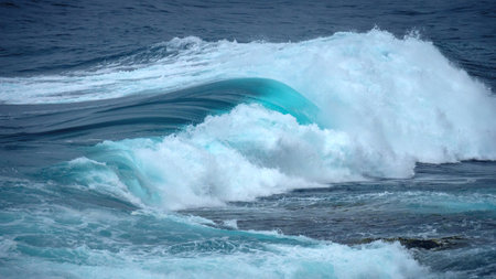 An image of a rough ocean surface background