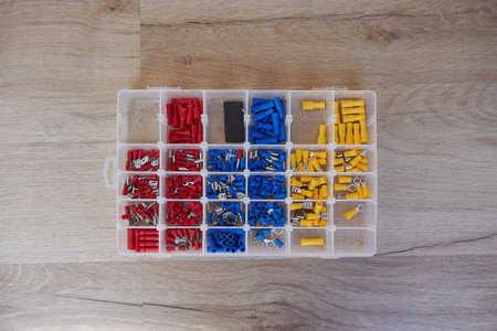 metal connector. tips for cables and wires. reliable electrical contact. accessories and spare...