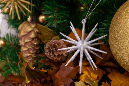 ornaments on the Christmas tree. suitable for new year theme