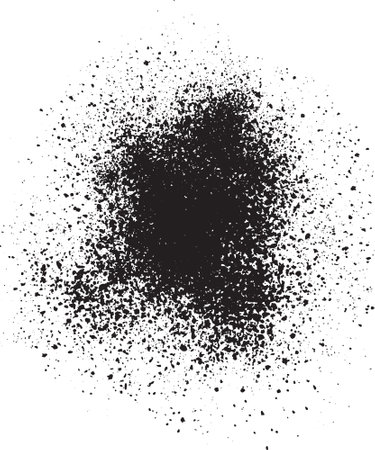 Splatter textured background, transparent backdrop.のイラスト素材