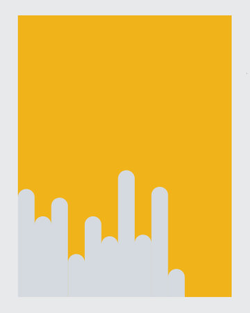 2 poster design templates for events and companiesのイラスト素材