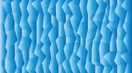 Blue gradient background with irregular shapes.のイラスト素材