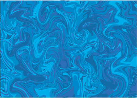 Pattern of the blue marbleのイラスト素材