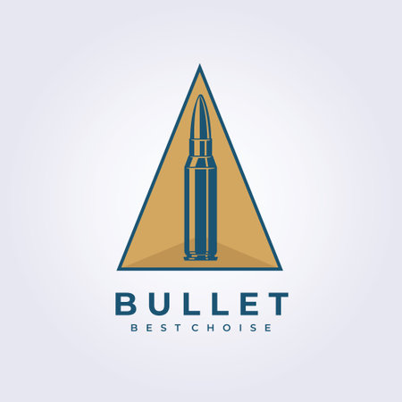 3D bullet logo warning icon poster icon symbol vector illustration designのイラスト素材