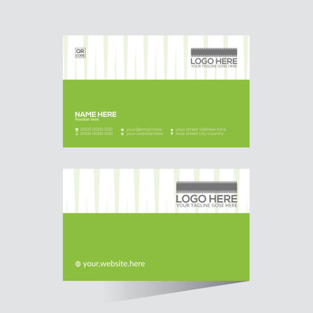 Simple letterhead and business card designのイラスト素材