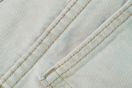 Close up view of jeans texture background. Copy space for the text.の写真素材