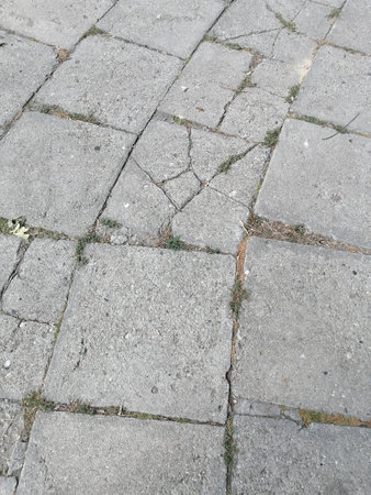 The stone ground texture viewed from aboveの写真素材