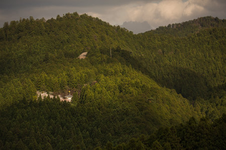 The Mount Yoshino in Yoshingun, Japanの写真素材