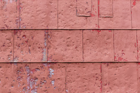 An old red brick wall background