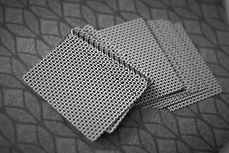 A deck of cards in different positions