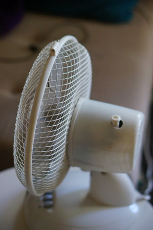 A closeup shot of a ventilator